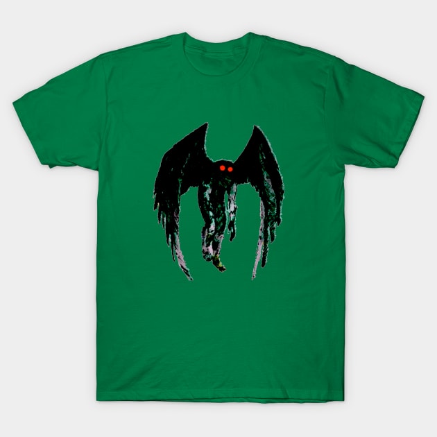 Tattered Mothman T-Shirt by The Curious Cabinet